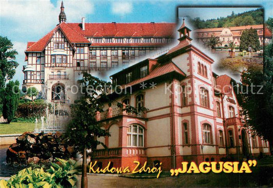 73755335 Kudowa-Zdroj Bad Kudowa Niederschlesien Jagusia Rathaus Kurhaus