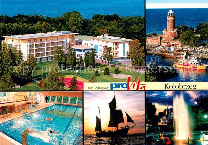 73755446 Kolobrzeg Kolberg Ostseebad Hotel Zdrojowy pro Vita Leuchtturm Schwimmb