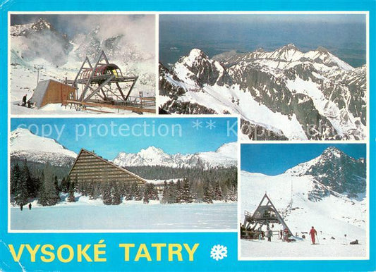 73756876 Vysoke Tatry Skalnate pleso - Belanske Tatry z Lomnieckeho stitu