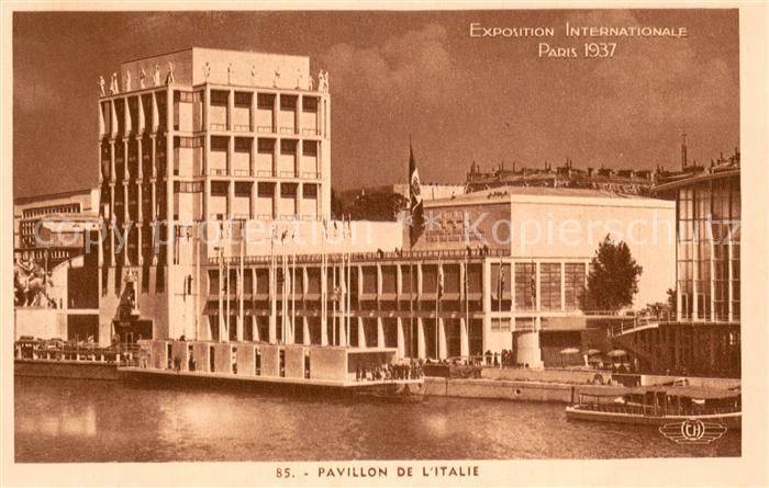 73785649 Exposition Internationale Paris 1937 CH.85 Pavillon de Litalie