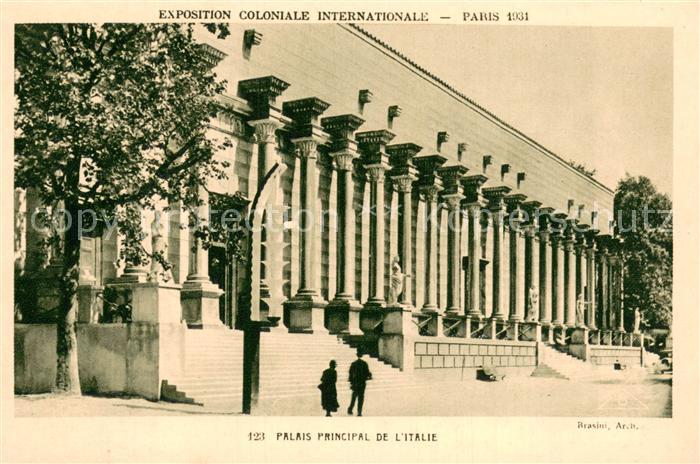 73785659 Exposition Coloniale Internationale Paris 1931 Braun Nr.123 Palais Prin