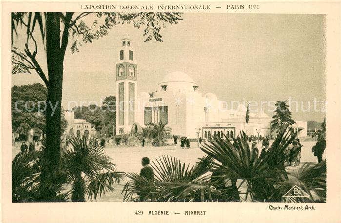 73786599 Exposition Coloniale Internationale Paris 1931 Braun Nr.439 Algerie Min