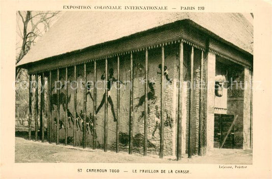 73786602 Exposition Coloniale Internationale Paris 1931 Braun Nr.87 Le Pavillon