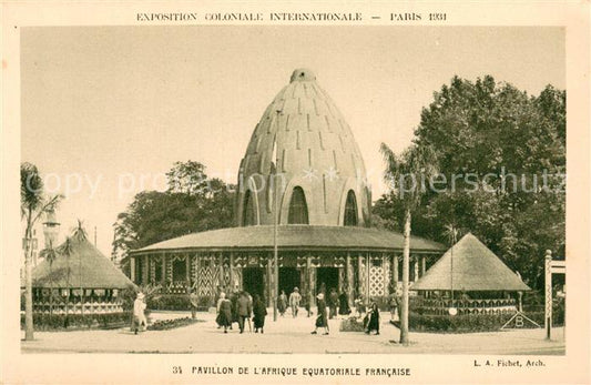 73786606 Exposition Coloniale Internationale Paris 1931 Braun Nr.34 Pavillon de