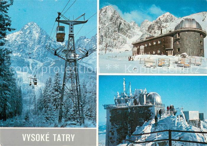 73802051 Seilbahn Cable-Car Telepherique Vysoke Tatry