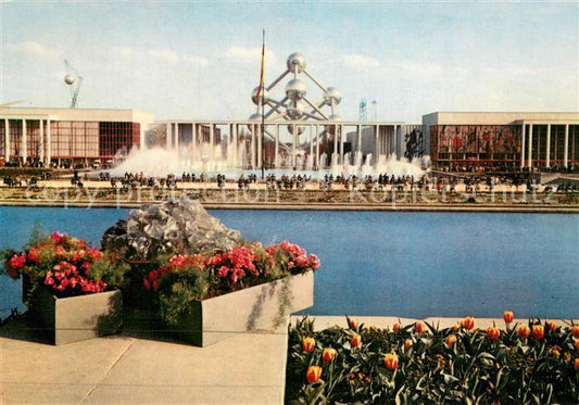 73804630 Exposition Universelle Bruxelles 1958 Platz und Pforte von Belgien