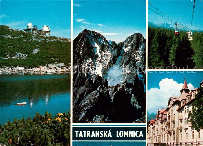 73756441 Tatranska Lomnica Observatorium Skalnate Pleso Lomitzer Spitze Bergbahn