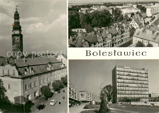 73758515 Boleslawiec Bunzlau Niederschlesien PL Ratusz przebudowany Widok ogolny