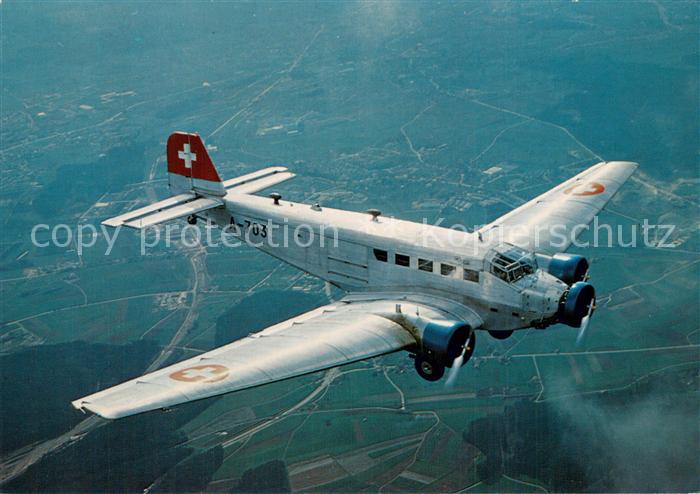 73847730 Flugzeuge Militaria Fliegermuseum Duebendorf Junkers Ju 52