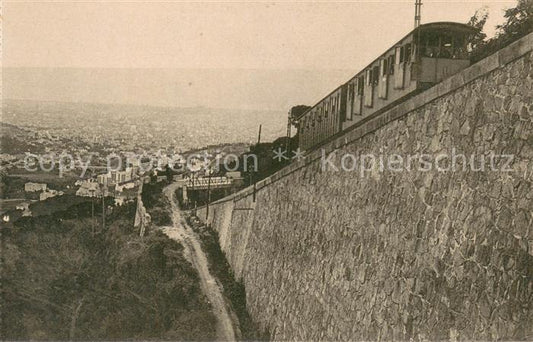 73757454 Barcelona Cataluna Tibidabo Muro del funicular