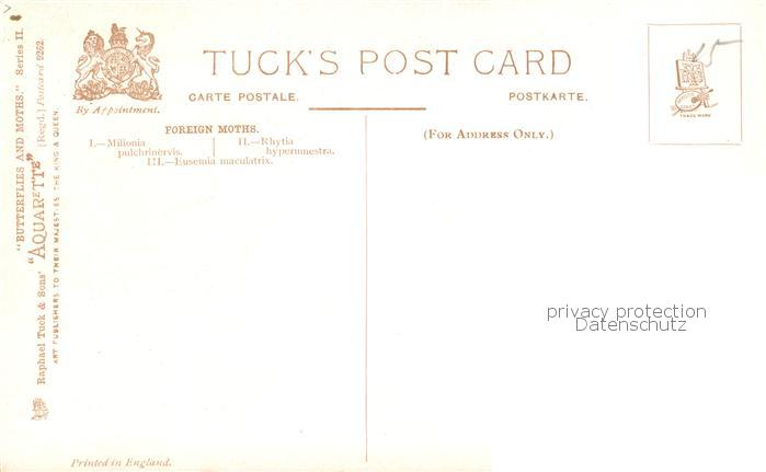 73810564 Verlag Tucks Serie Schmeterlinge