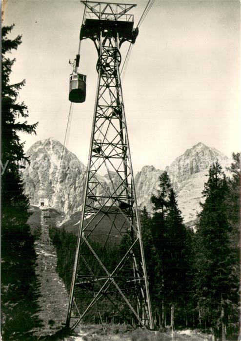 73811950 Seilbahn Cable-Car Telepherique Vysoke Tatry Tatranska Lomnica