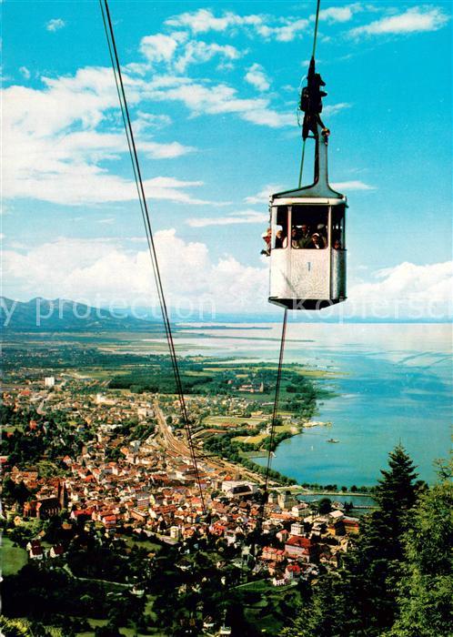 73812259 Seilbahn Cable-Car Telepherique Bregenz Am Bodensee mit Pfaenderbahn