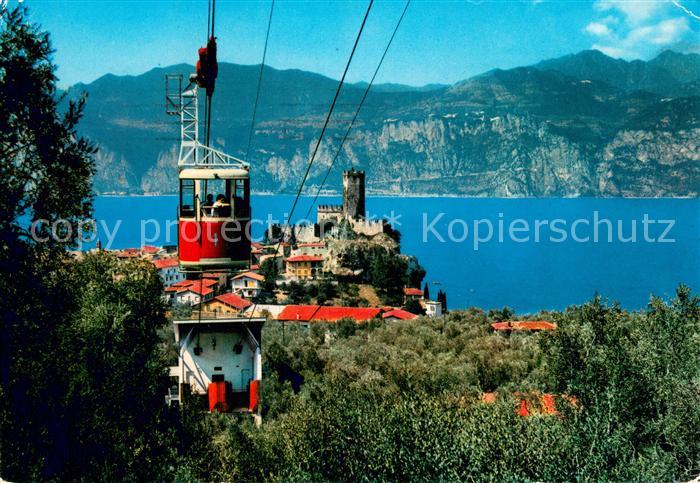 73812724 Seilbahn Cable-Car Telepherique Lago di Garda Malcesine