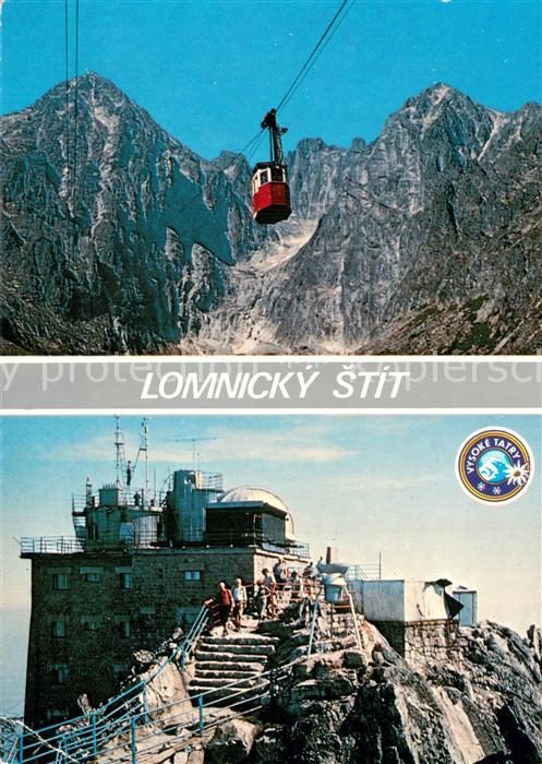 73813350 Seilbahn Cable-Car Telepherique Lomnicky Stit Vysoke Tatry