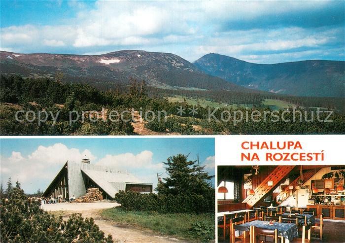 73759686 Riesengebirge Krkonose Karkonosze Panorama Chalupa na Rozcesti Klinove