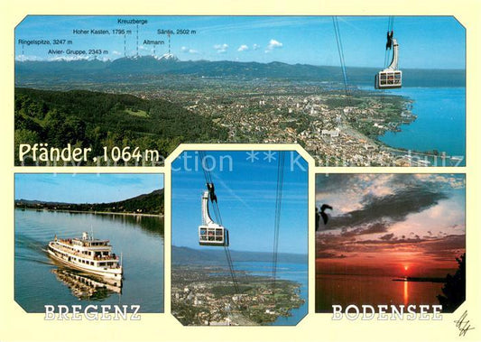 73815116 Seilbahn Cable-Car Telepherique Bregenz am Bodensee Pfaender