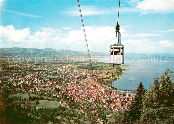 73817335 Seilbahn Cable-Car Telepherique Pfaenderbahn mit Bregenz a. B.