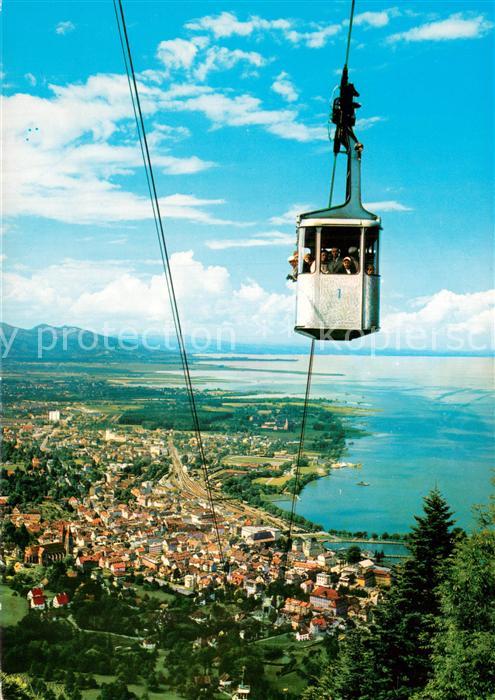 73817336 Seilbahn Cable-Car Telepherique Bregenz am Bodensee Pfaenderbahn