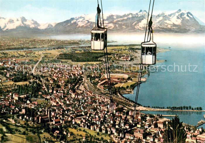 73817337 Seilbahn Cable-Car Telepherique Bregenz a.B. Pfaenderbahn