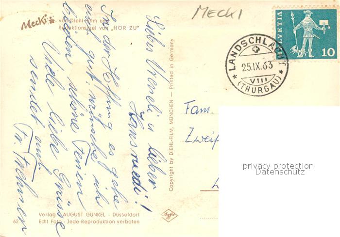 73819374 Mecki Nr. Nr.62 Wochenend und Sonnensehein Hoer zu