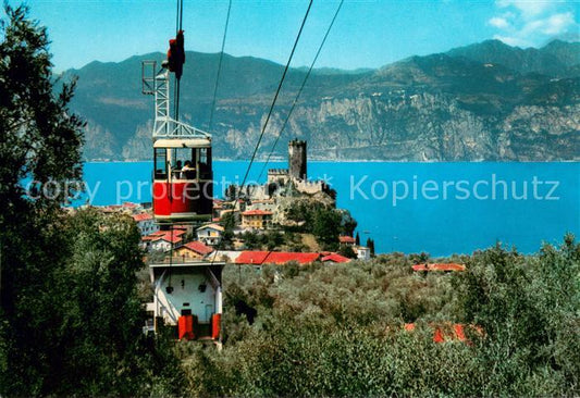 73820097 Seilbahn Cable-Car Telepherique Lago di Garda Malcesine Baldo Berg