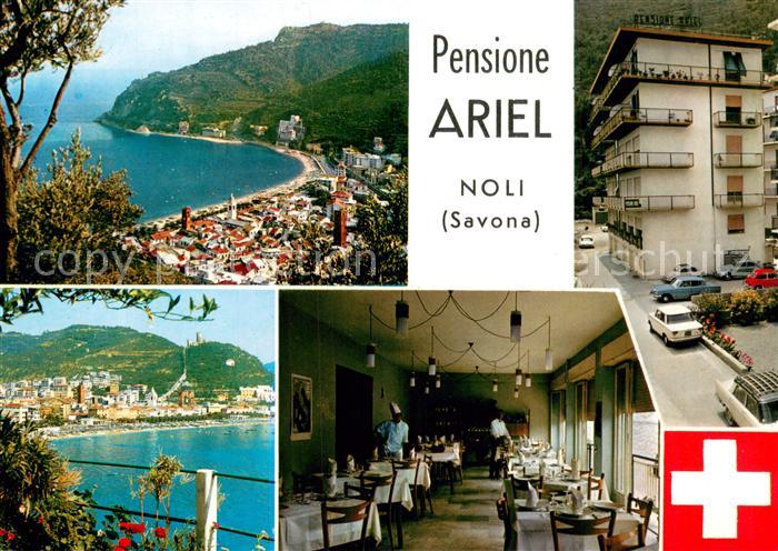 73760400 Noli Liguria IT Panorama Pensione Ariel Gastraum Seepartie