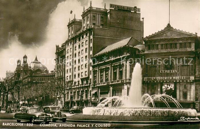 73762236 Barcelona Cataluna Comedia Avenida Palace y Coliseo