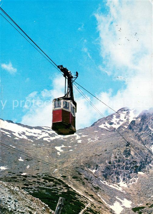 73824460 Seilbahn Cable-Car Telepherique Vysoke Tatry  Lanovka