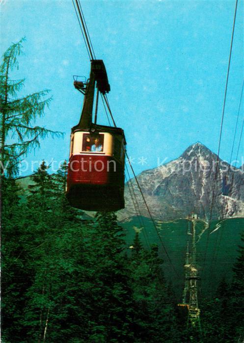 73824461 Seilbahn Cable-Car Telepherique Vysoke Tatry Lanovka