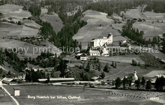 73763775 Sillian Tirol Burg Heimfels Fliegeraufnahme