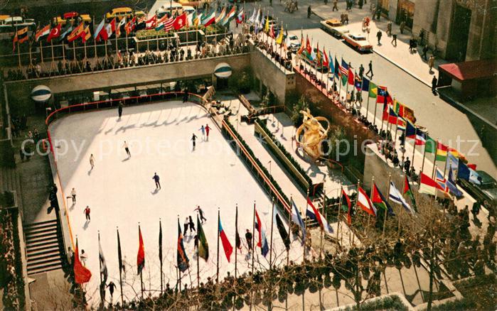 73763777 New York City Rockefeller Plaza Skating Rink