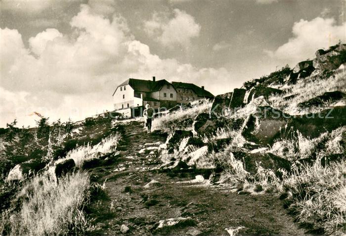 73765168 Riesengebirge Krkonose Karkonosze Obri bouda Restauracni