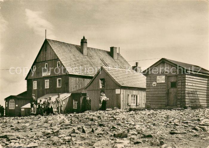 73765182 Riesengebirge Krkonose Karkonosze Ceskoslovenska bouda na Snezce nejvss