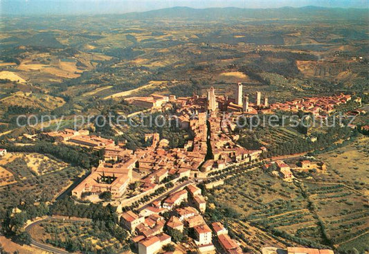 73764929 San Gimignano Toscana Fliegeraufnahme