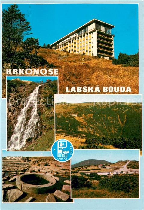 73765983 Riesengebirge Krkonose Karkonosze Labska Bouda Labsky vodopad Labsky du