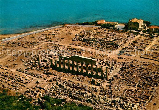 73766245 Selinunte Sicilia IT Zona archeologica dall aereo