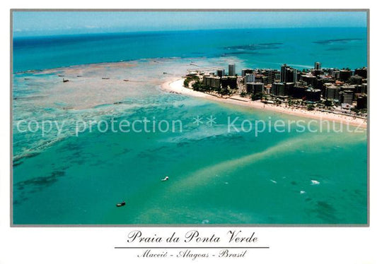 73766190 Maceio Brazil Praia da Ponta Verde aerial photo