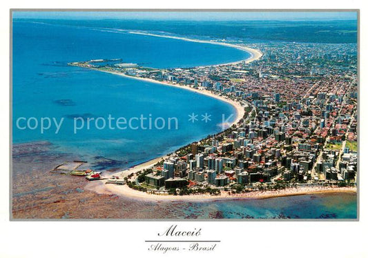 73766194 Maceio Brazil Praia da Ponta Verde aerial photo