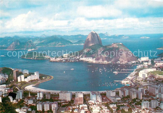 73766847 Photo aérienne de la baie de Botafogos à Rio de Janeiro