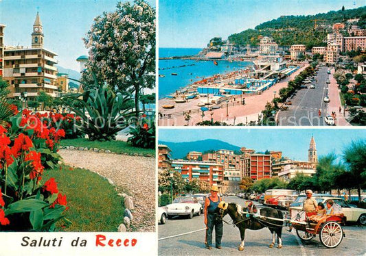 73767188 Recco Genova Genua Liguria IT Park Strand Ponykutsche