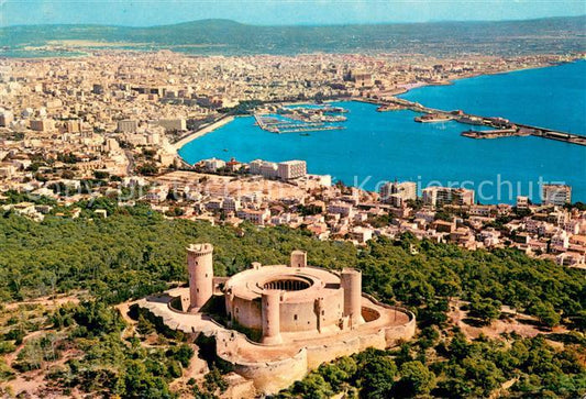 73768189 Palma de Mallorca Vista aérea de la ciudad Castillo de Bellver