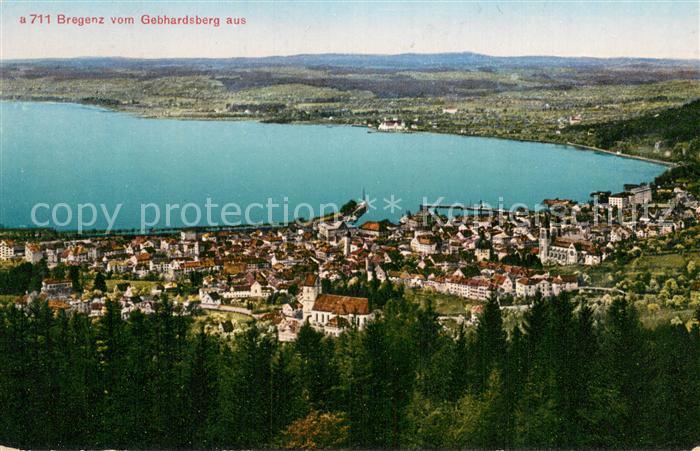 73767254 Bregenz Bodensee Blick vom Gebhardsberg