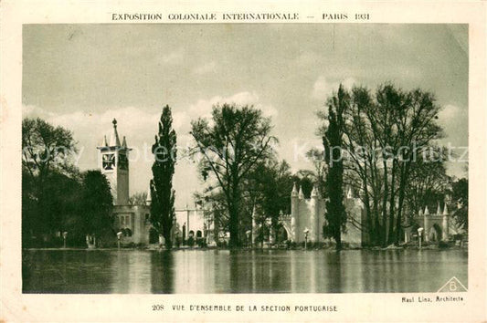 73826425 Exposition Coloniale Paris 1931 Vue densemble de la Section Portugaise