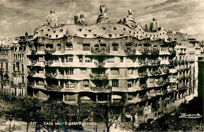 73771978 Barcelona Cataluna Casa Mily y Camps Gaudi-Haus