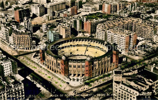 73771979 Barcelona Cataluna Fliegeraufnahme Plaza de Toros Monumental