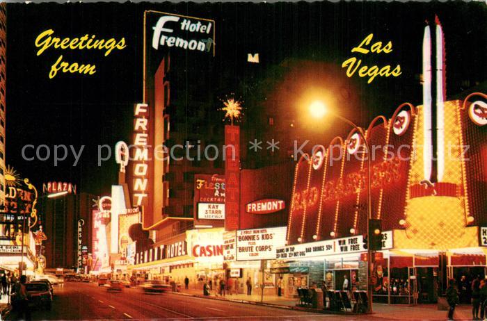 73772920 Las Vegas Nevada Fremont Street la nuit