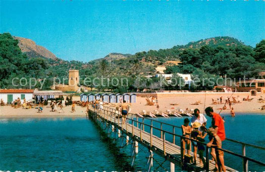 73772063 Camp de Mar Andratx Mallorca ES Strandpartie Seebruecke