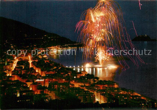 73772981 Alassio Liguria IT Notturno Fuochi d artificie