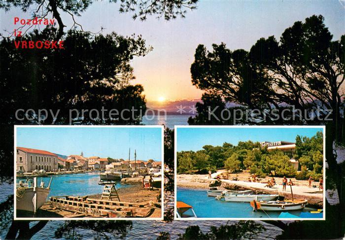 73772983 Vrboska Vrboske Croatia Strandpartien